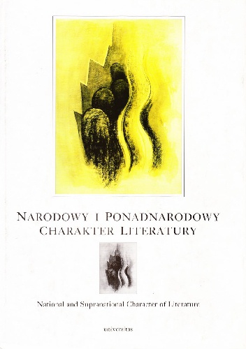 Okładka: Maria Cieśla-Korytowska - Narodowy i ponadnarodowy charakter literatury: Studia i rozprawy
