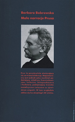 Okładka: Barbara Bobrowska - Małe narracje Prusa