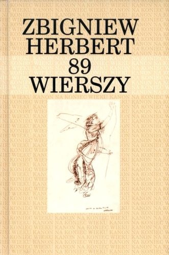 Okładka: Zbigniew Herbert - 89 wierszy