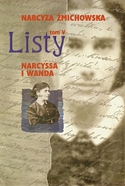 Okładka: Narcyza Żmichowska - Listy. Narcyssa i Wanda. Tom V.