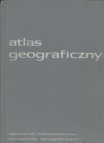 Okładka: Jan Rzędowski - Atlas geograficzny