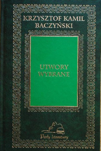 Okładka: Krzysztof Kamil Baczyński - Utwory wybrane