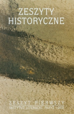 Okładka:  praca zbiorowa - Zeszyty historyczne Tom 1