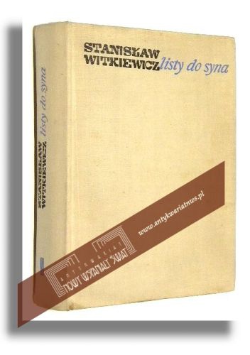 Okładka: Stanisław Witkiewicz - Listy do syna