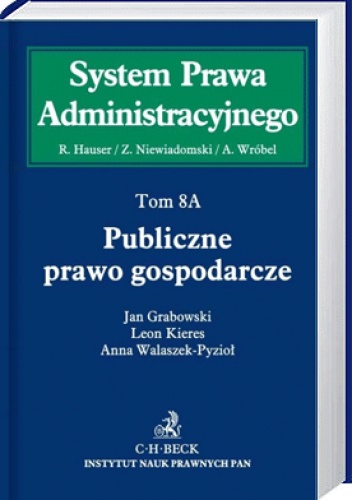 Okładka: Marek Szydło - Publiczne prawo gospodarcze
