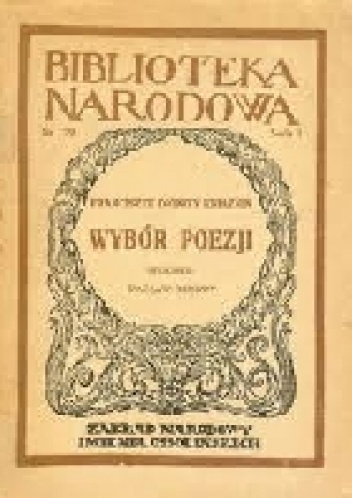 Okładka: Franciszek Dionizy Kniaźnin - Wybór poezji