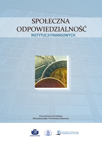 Okładka: Przemysław Kulawczuk - Społeczna odpowiedzialność instytucji finansowych