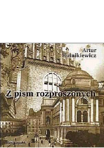 Okładka: Artur Hutnikiewicz - Z pism rozproszonych