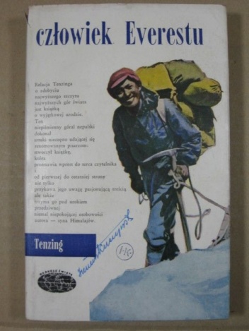 Okładka: Tenzing Norkey - Człowiek Everestu