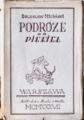 Okładka: Bolesław Miciński - Podróże do piekieł