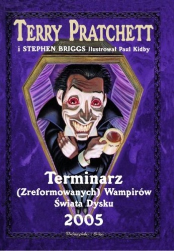 Okładka: Terry Pratchett - Terminarz (Zreformowanych) Wampirów Świata Dysku 2005