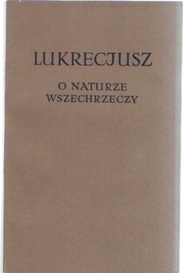 Okładka: Titus Lucretius Carus - O naturze wszechrzeczy
