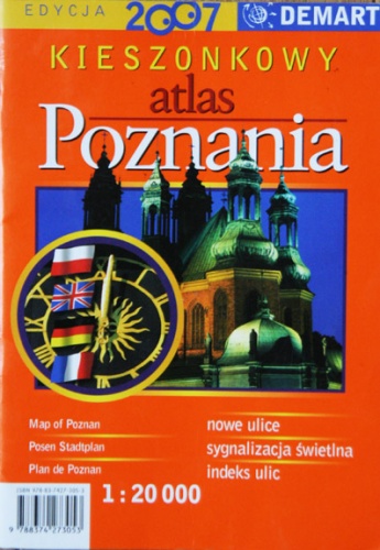Okładka:  praca zbiorowa - Kieszonkowy atlas Poznania