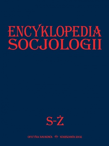 Okładka:  praca zbiorowa - Encyklopedia Socjologii, t.4