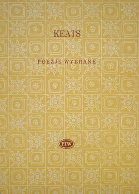 Okładka: John Keats - Poezje wybrane