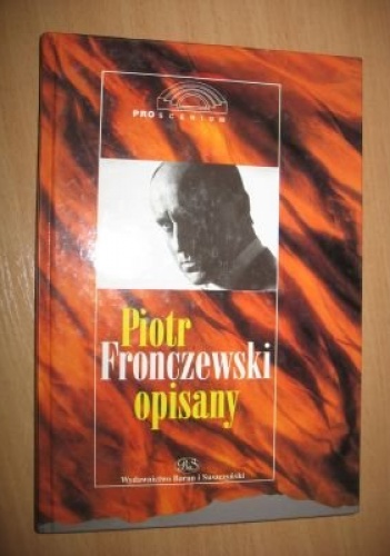 Okładka: Dariusz Domański - Piotr Fronczewski opisany