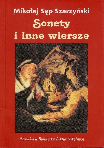 Okładka: Mikołaj Sęp Szarzyński - Sonety i inne wiersze