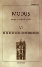 Okładka:  praca zbiorowa - Modus. Prace z historii sztuki t. VI