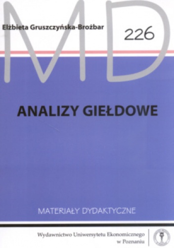 Okładka: Elżbieta Gruszczyńska-Brożbar - Analizy Giełdowe