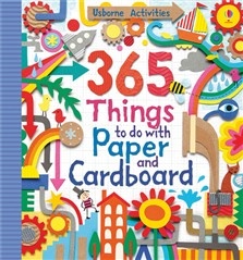 Okładka: Fiona Watt - 365 things to do with paper and cardboard