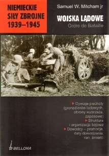 Okładka: Samuel W. Mitcham Jr - Niemieckie siły zbrojne. Wojska lądowe