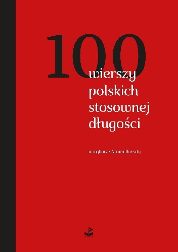 Okładka:  praca zbiorowa - 100 wierszy polskich stosownej długości