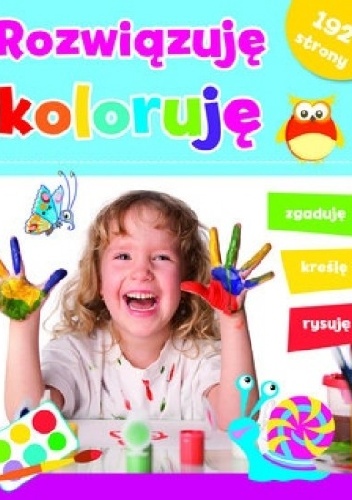 Okładka: Anna Wiśniewska - Rozwiązuję, koloruję