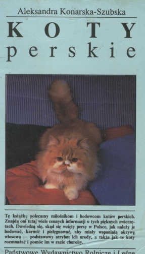 Okładka: Aleksandra Konarska-Szubska - Koty perskie