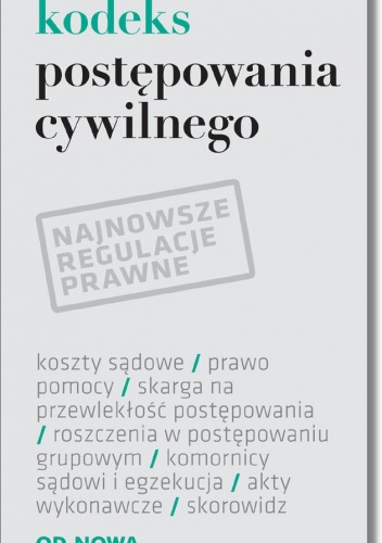 Okładka: Agnieszka Kaszok - Kodeks postępowania cywilnego