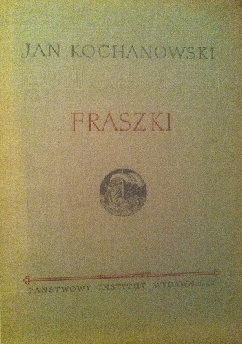 Okładka: Jan Kochanowski - Fraszki wybór