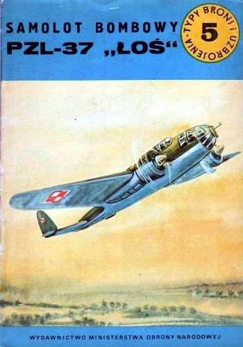 Okładka: Jerzy Domański - Samolot bombowy PZL-37 ŁOŚ