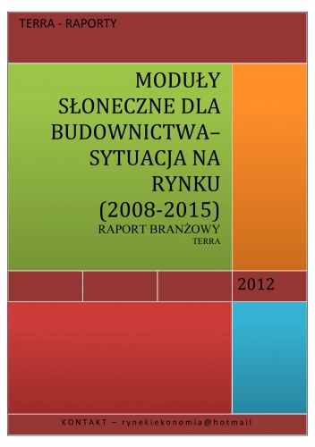Okładka:  praca zbiorowa - MODULY SLONECZNE DLA BUDOWNICTWA