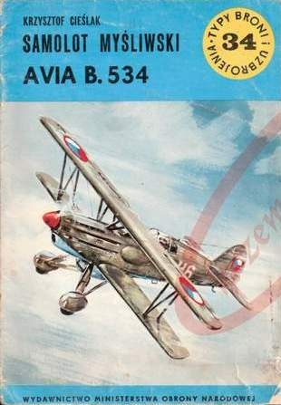 Okładka: Krzysztof Cieślak - Samolot myśliwski Avia B.534