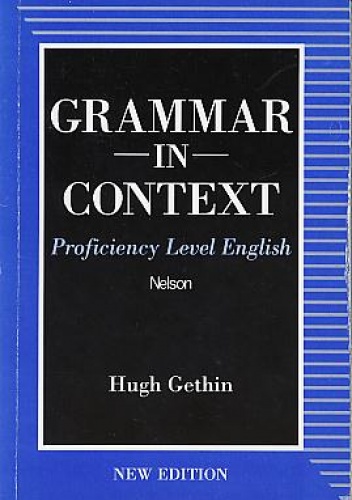 Okładka: Hugh Gethin - Grammar in Context