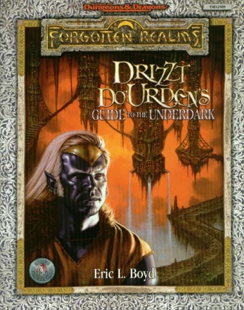 Okładka: Eric L. Boyd - Drizzt Do'Urden's Guide to the Underdark