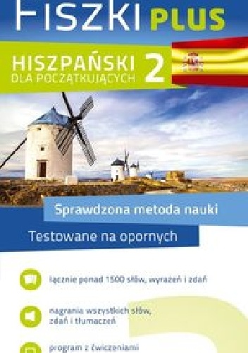 Okładka: Joanna Ostrowska - Hiszpański dla początkujących 2 Fiszki Plus