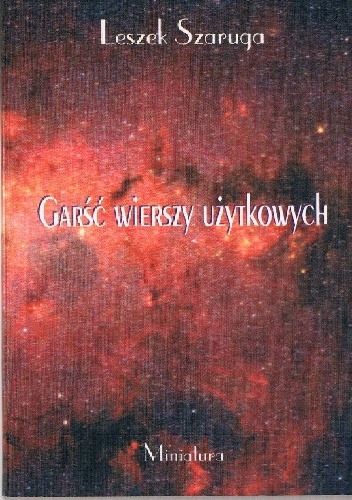 Okładka: Leszek Szaruga - Garść wierszy użytkowych