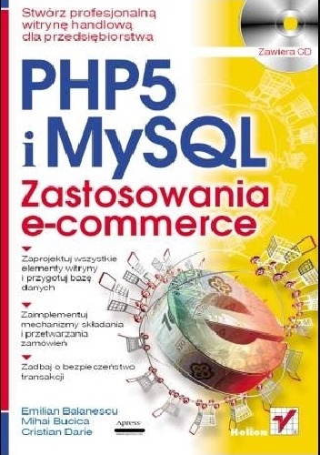 Okładka: Cristian Darie - PHP 5 i MySQL. Zastosowania e-commerce