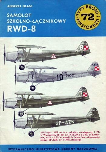Okładka: Andrzej Glass - Samolot szkolno-łącznikowy RWD-8