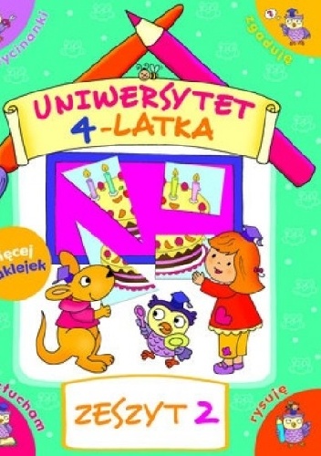 Okładka: Joanna Myjak - Uniwersytet 4-latka. Zeszyt 2