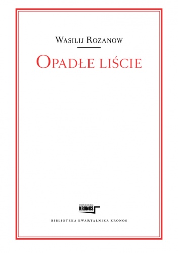 Okładka: Wasilij W. Rozanow - Opadłe liście
