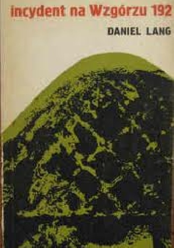 Okładka: Daniel Lang - Incydent na Wzgórzu 192