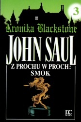 Okładka: John Saul - Z prochu w proch. Smok