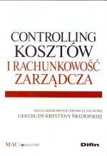 Okładka: Gertruda Krystyna Świderska - Controlling kosztów i rachunkowość zarządcza