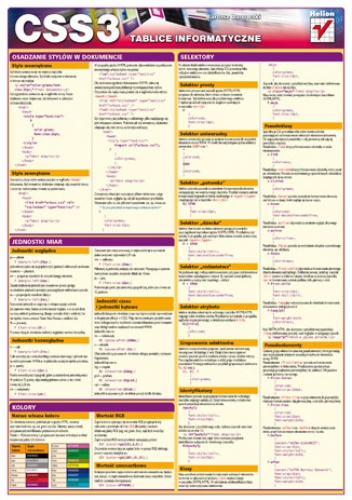 Okładka: Bartosz Danowski - Tablice informatyczne. CSS3