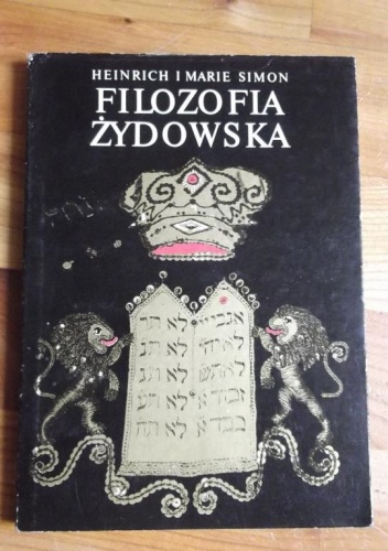 Okładka: Marie Jalowicz Simon - Filozofia żydowska