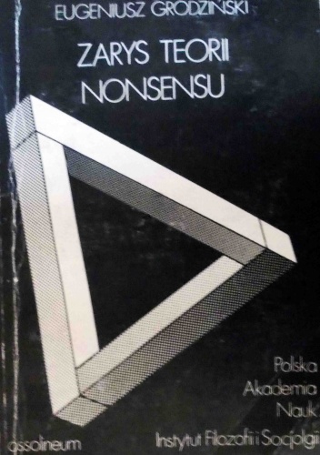 Okładka: Eugeniusz Grodziński - Zarys teorii nonsensu