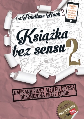 Okładka: Alfie Deyes - Książka bez sensu 2