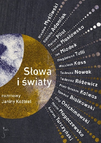Okładka:  - Słowa i światy. Rozmowy Janiny Koźbiel