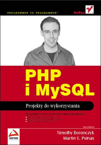 Okładka: Timothy Boronczyk - PHP i MySQL. Projekty do wykorzystania